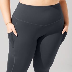 Popflex Supersculpt™ Leggings with Pockets (Soft Touch) - Smoky Grey